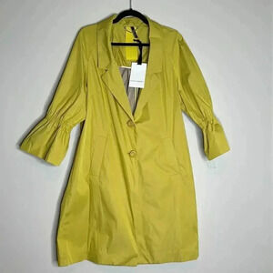 Mariella Rosati Green Rain Coat